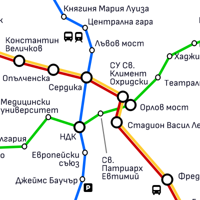 Схема на метрото