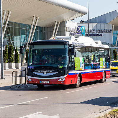 Шатъл автобус между терминалите на Летище София